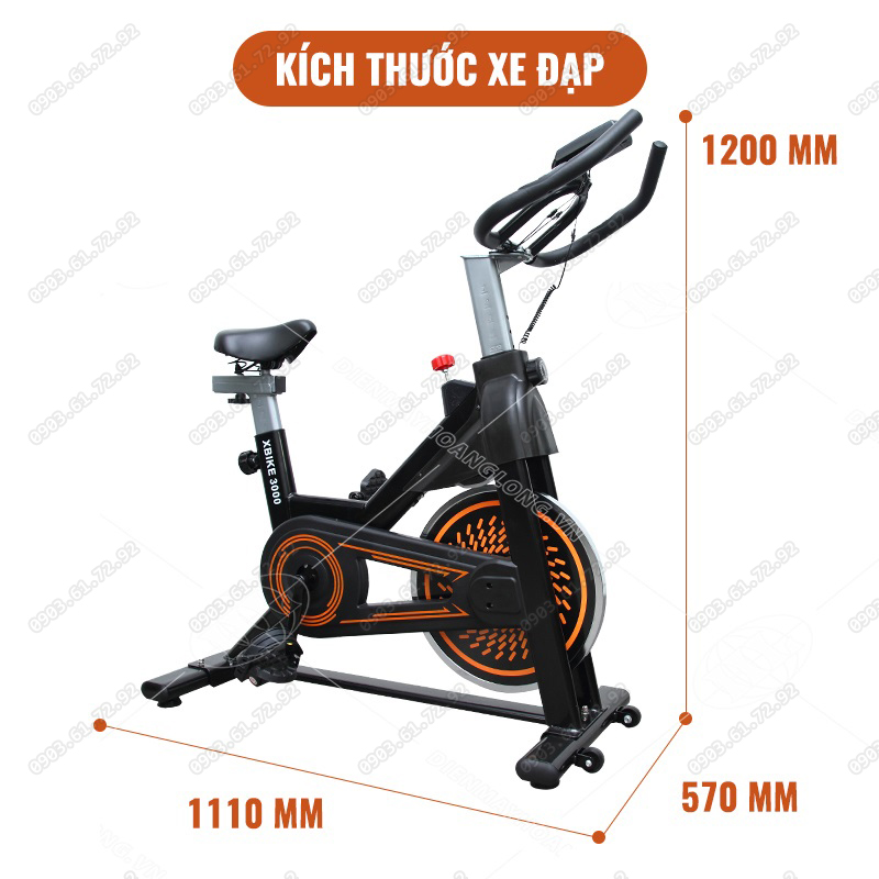 xe đạp tập thể dục tại chỗ xbike 3000